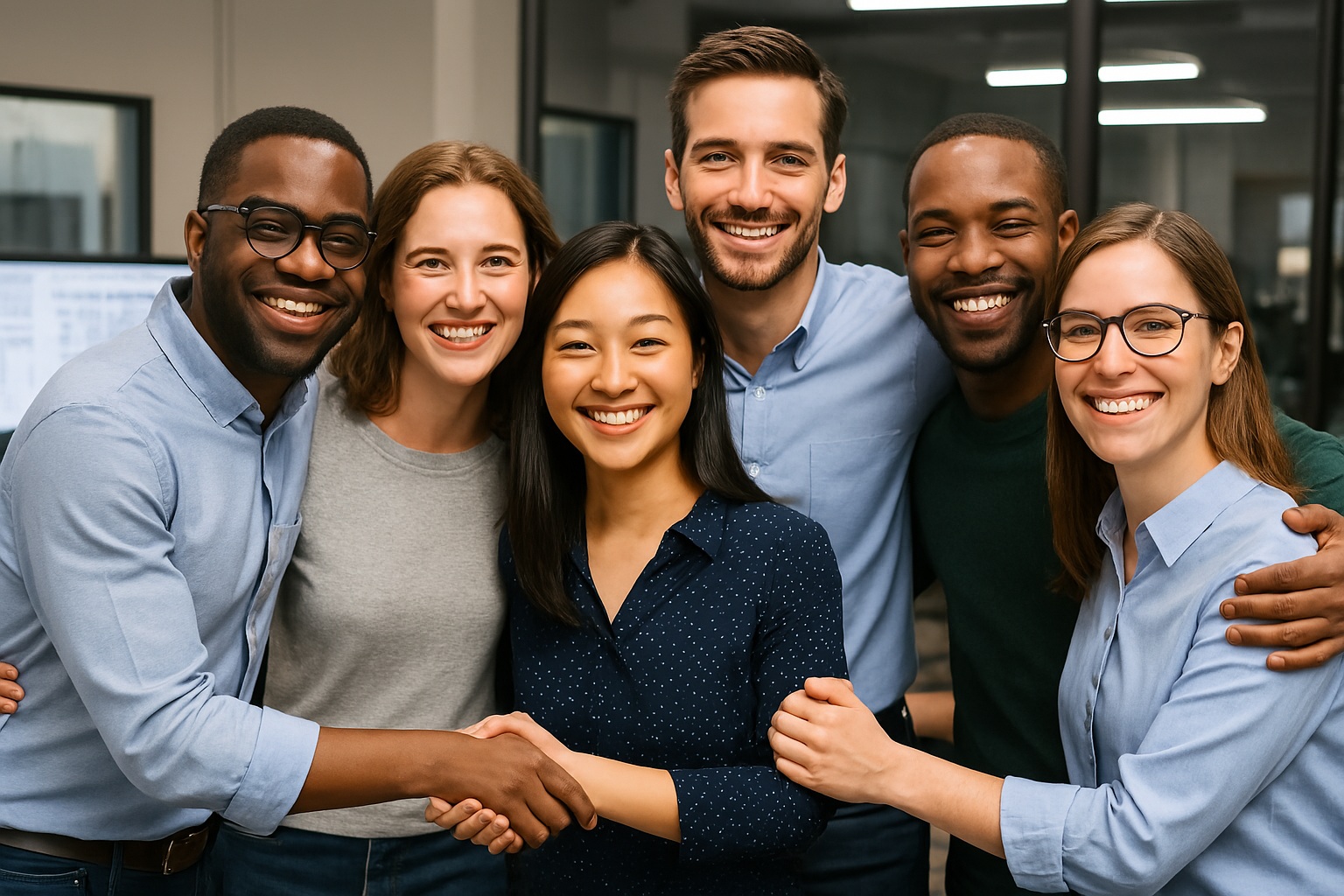 Equipo de ideHUB colaborando en soluciones innovadoras de Lean Manufacturing.